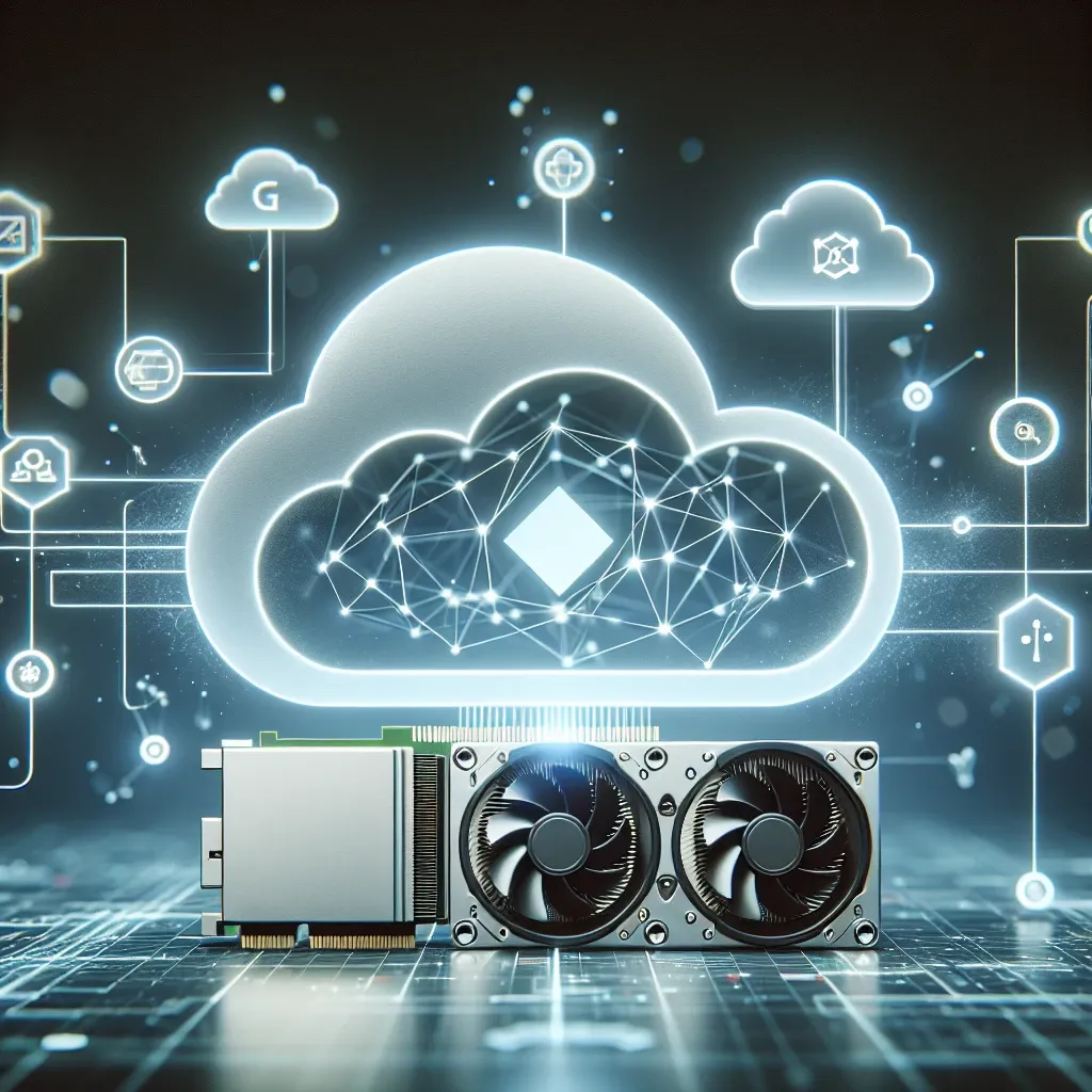 "Ilustrasi penggunaan GPU Merdeka Cloud AI dari Indosat untuk meningkatkan performa komputasi dan solusi AI di berbagai industri."